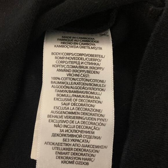 Polo Ralph Lauren Black V Neck T Shirt Size Large - Picture 3 of 5